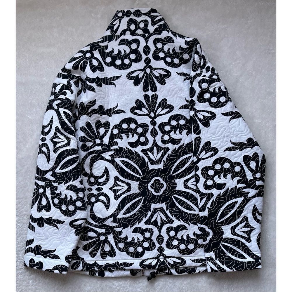 NWT Zara Blogger’s Favorite Printed Quilted Oversized Sweatshirt Jacket, Medium - Picture 16 of 16